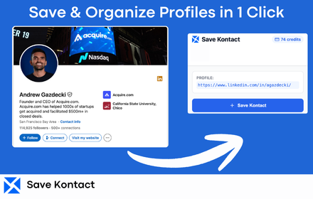 People to Notion Alternative - SaveKontact